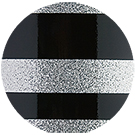 Black Strip / Silver Sparkle